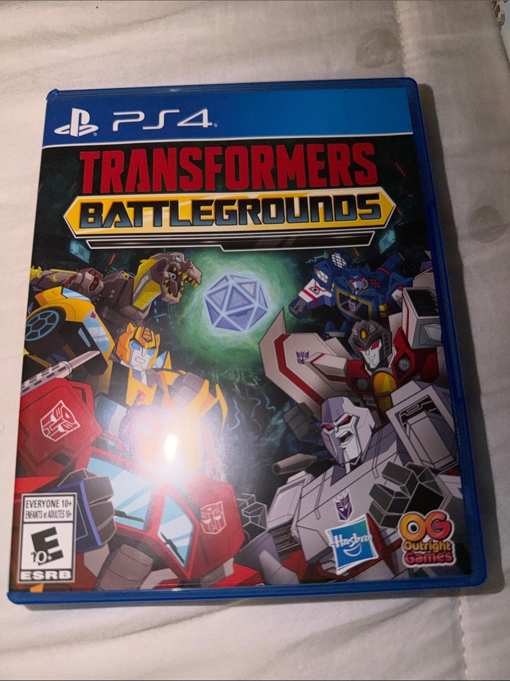 Sony PS4 Transformers Battlegrounds - Blue & Red Cover